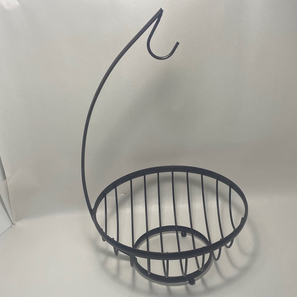 Black Metal Hanging Fruit Basket